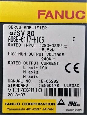 A06B-6117-H105 | FANUC Servo Amplifiers A06B-6117-H105 | FANUC Servo Amplifiers